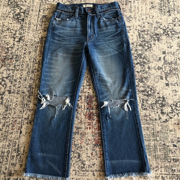Madewell Denim - Madewell retro crop bootcut jeans size 25